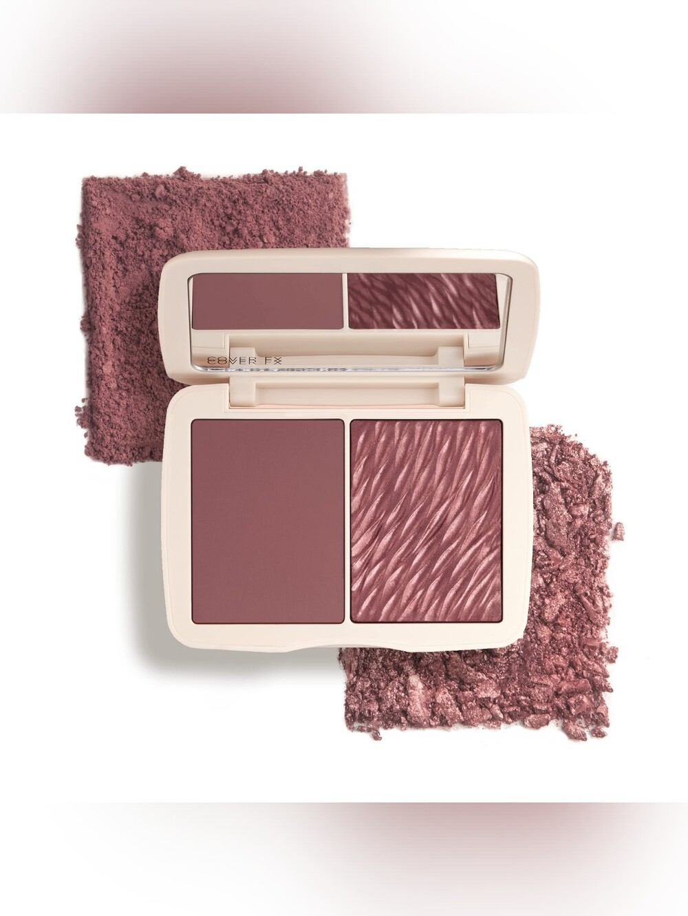 Cover FX Monochromatic Blush Duo in Sweet Mulberry Dusty Rose Cream & Powder NIB